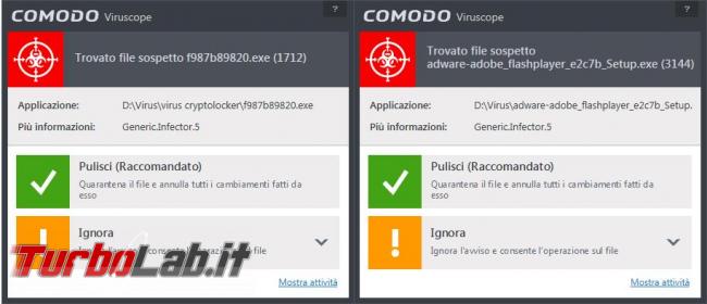 Comodo Internet Security Premium 10 prova TurboLab.it