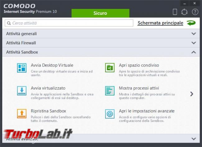 Comodo Internet Security Premium 10 prova TurboLab.it