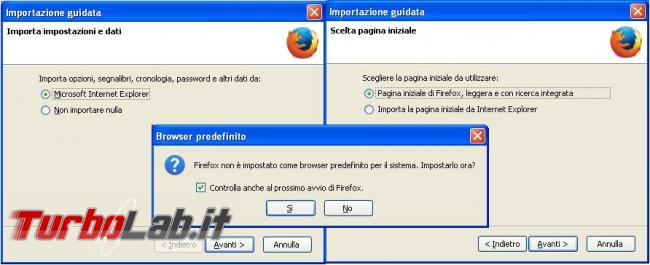 Configurare diversi profili Mozilla Firefox impostazioni comuni tutti utenti