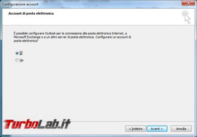 Configurare gestire posta outlook 2013