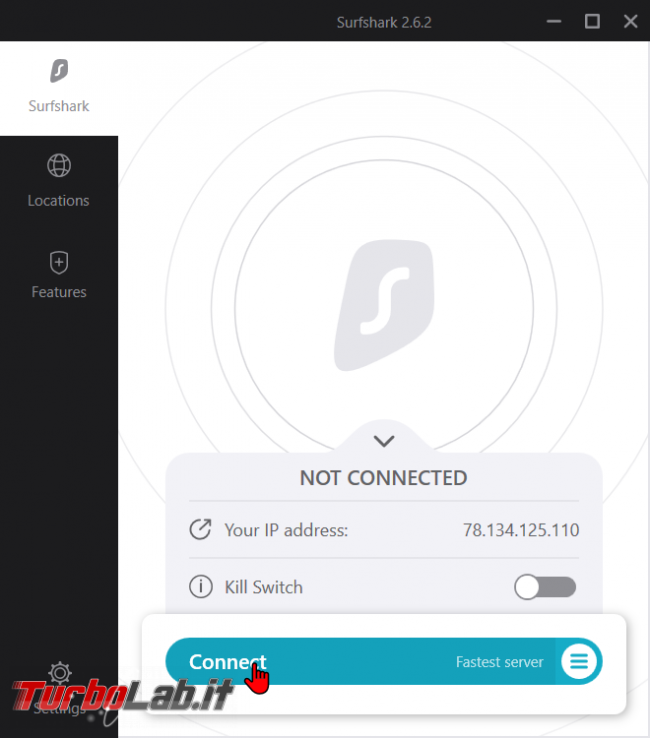 Connessione sicura anonima Surfshark (VPN): recensione, prova opinione - zShotVM_1586092226