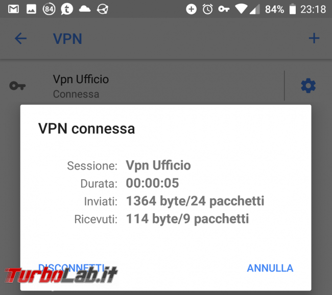 Connessione VPN Android: guida rapida - Screenshot_VpnDialogs_20180311-231836