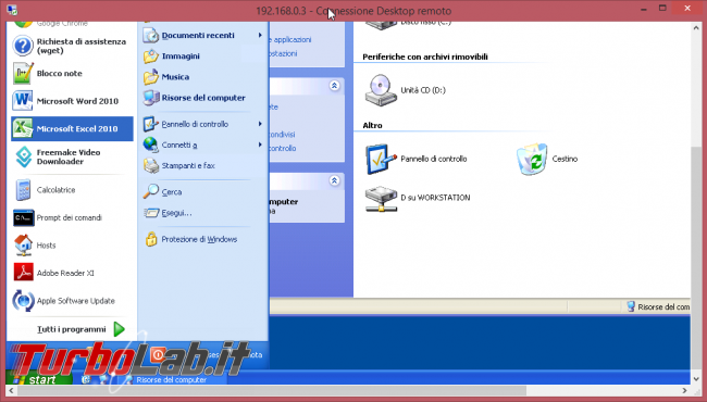 Connettersi Desktop Remoto (Remote Desktop) PC lontano: guida client Windows