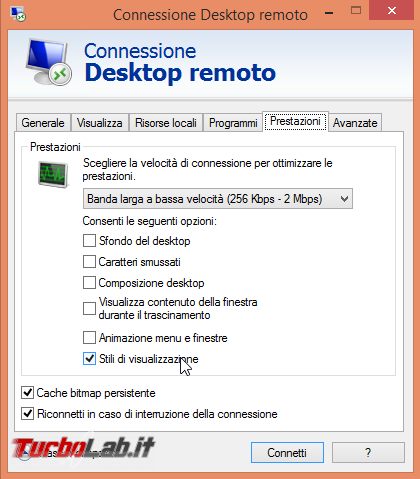 Connettersi Desktop Remoto (Remote Desktop) PC lontano: guida client Windows - remote_desktop_client_09