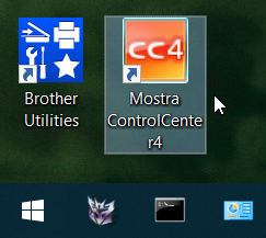 Control Center 4: come creare collegamento diretto desktop (stampante/scanner Brother)