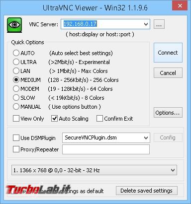 Controllare computer remoto Windows: guida UltraVNC Viewer