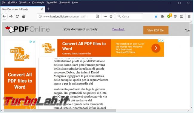 Convertire file PDF documenti modificabili grazie servizi online