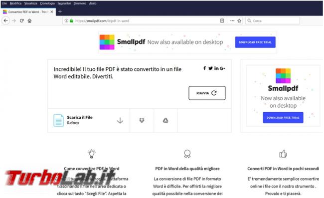 Convertire file PDF documenti modificabili grazie servizi online