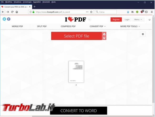 Convertire file PDF documenti modificabili grazie servizi online