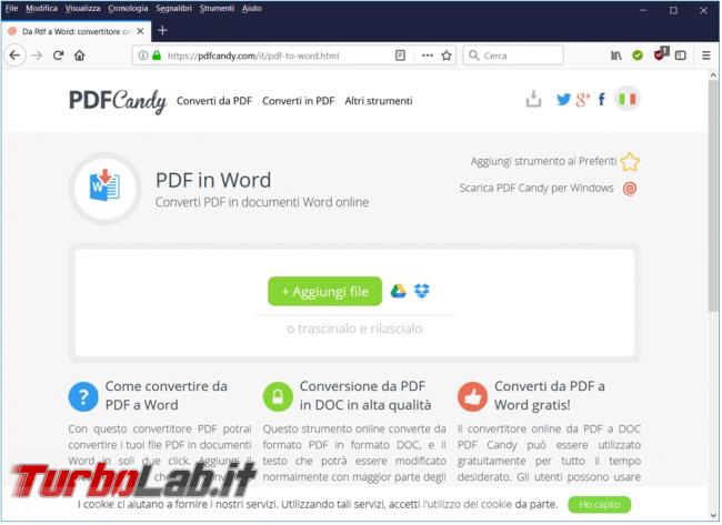 Convertire file PDF documenti modificabili grazie servizi online