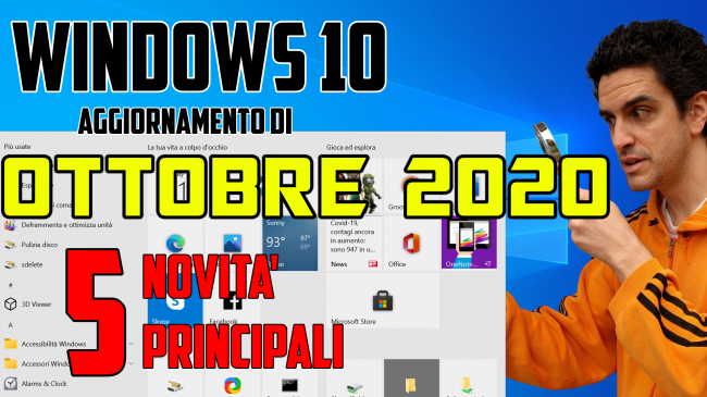 Cosa c'è nuovo Windows 10 20H2, Aggiornamento ottobre 2020: Tutte novità funzioni upgrade (video) - novità windows 10 20H2 spotlight