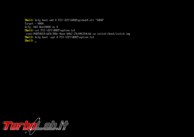 cosa è EFI Shell?