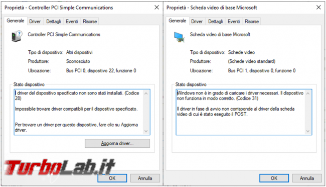 cosa fare quando Windows non riconosce dispositivi presenti computer