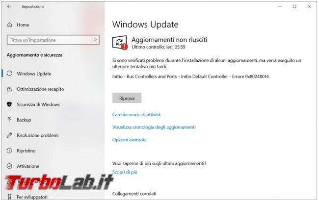 Cosa fare se aggiornamenti Windows Update non funzionano non si installano