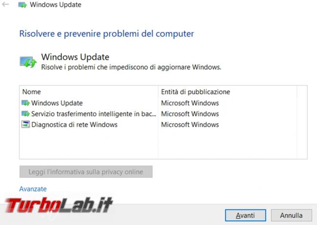 Cosa fare se aggiornamenti Windows Update non funzionano non si installano