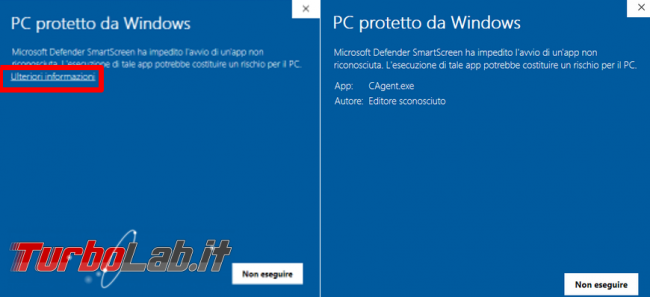 Cosa fare se Microsoft Defender Smartscreen manca possibilità eseguire comunque programma