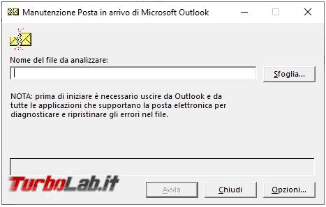 Cosa fare se Outlook non si avvia parte molto lentamente