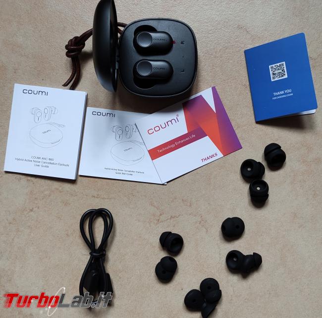 Coumi ANC-860: recensione prova auricolari Bluetooth Senza Fili (TWS) - IMG_20210412_090057