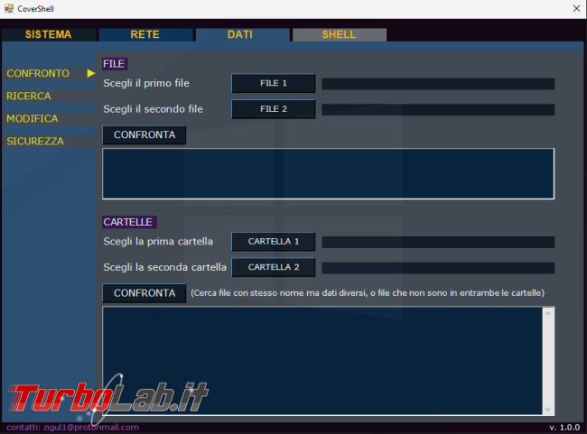 CoverShell: 'interfaccia grafica PowerShell strumenti utilità