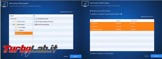 Crea copia sicurezza dati importanti sistema operativo Aomei Backupper