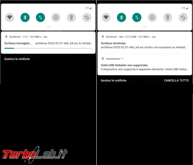 Crea pendrive avviabile direttamente dispositivo Android EtchDroid [no root]
