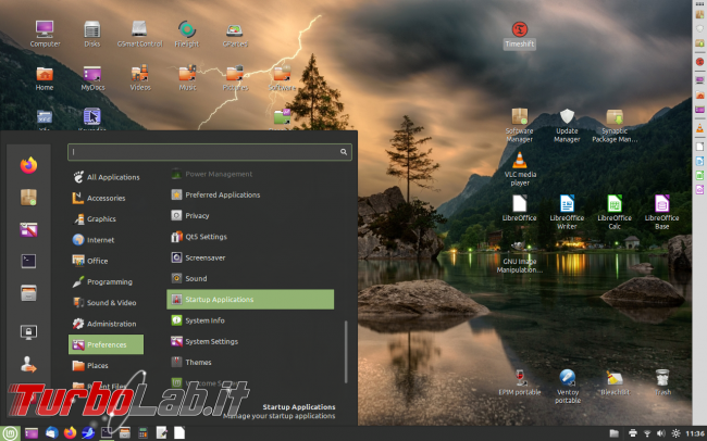Creare barra multifunzione Linux Mint Cinnamon sfruttando potenzialità Xfce - xfce4-panel_013_Startup application