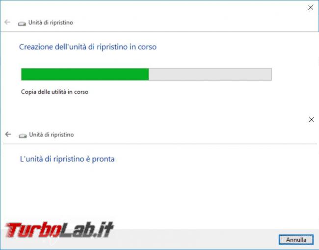 Creare pendrive avviabile risolvere problemi Windows 10