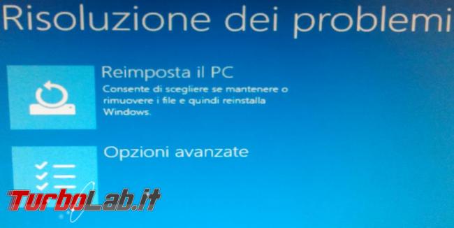 Creare pendrive avviabile risolvere problemi Windows 10