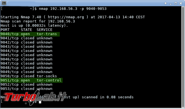 Creiamo proxy Tor macchina virtuale