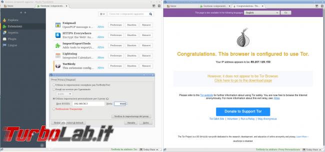 Creiamo proxy Tor macchina virtuale