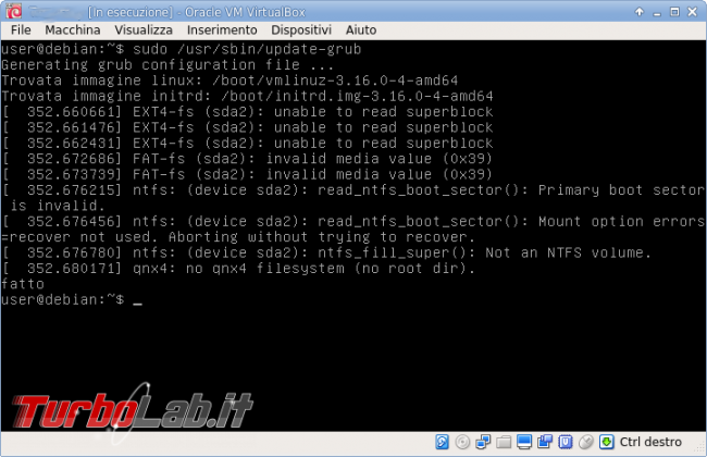 Creiamo server minimale multiuso Debian VirtualBox