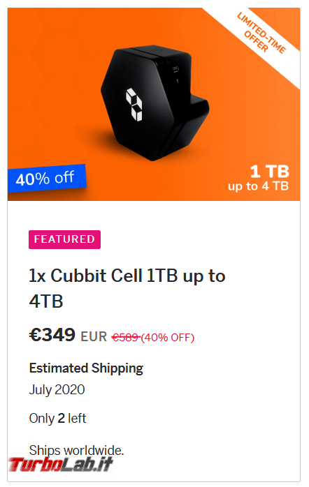 Cubbit: rivoluzione cloud storage fatta spese clienti (recensione)