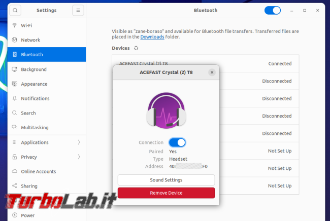 Cuffie TWS Bluetooth ACEFAST Crystal (2) T8: opinione, recensione prova pratica