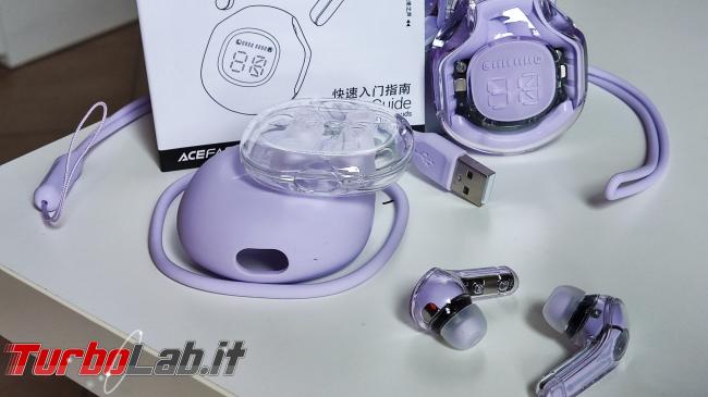 Cuffie TWS Bluetooth ACEFAST Crystal (2) T8: opinione, recensione prova pratica - IMG_20230503_102053