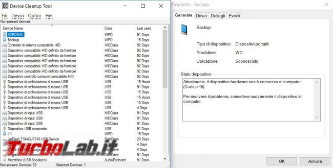 Device Cleanup Tool rimuove chiavi registro periferiche non più collegate computer