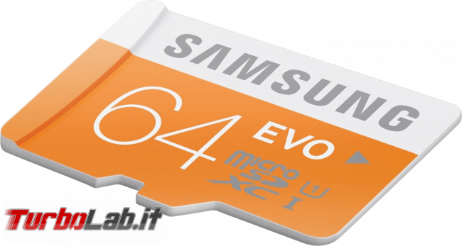 Differenze NTFS, ReFS, exFAT, UDF, FAT32, FAT: quale file system scegliere chiavette USB, SD hard disk portatili? - samsung evo sdxc obliqua