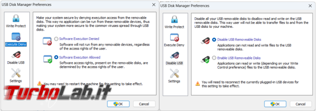 Disabilitare l’utilizzo pendrive computer