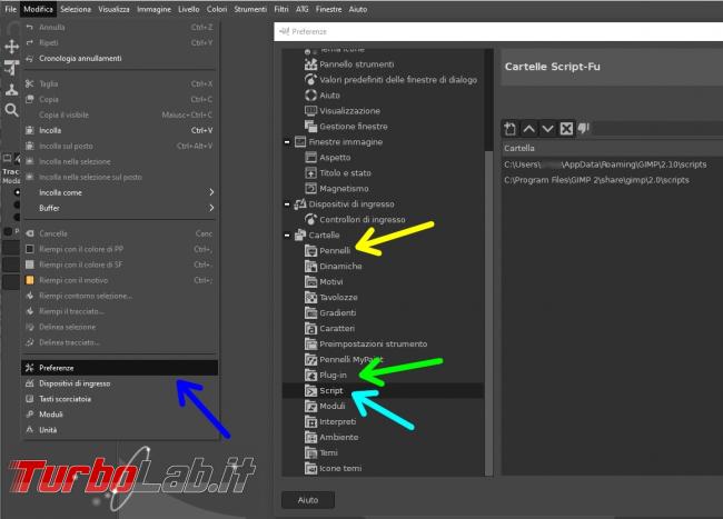 Disegnare frecce dritte curve GIMP: tre metodi essenziali