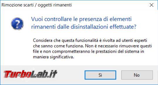 Disinstalla silenziosamente gruppi programmi Bulk Crap Uninstaller