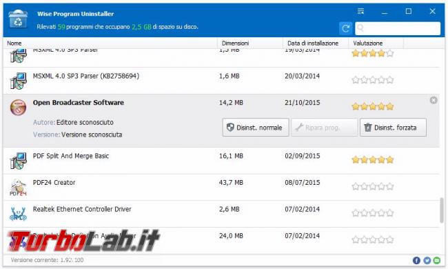 Disinstallare programmi, maniera più completa, Wise Program Uninstaller