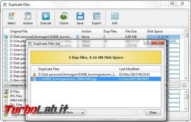 DiskBoss ricerca analizza tipi file presenti hard disk