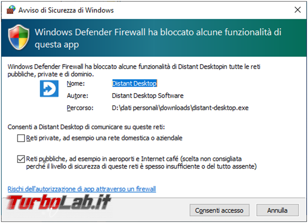 Distant Desktop programma gratuito alternativo Teamviewer controllo remoto computer