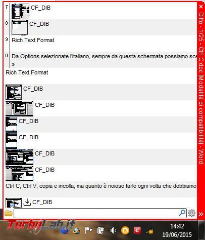 Ditto gestisce meglio appunti Windows