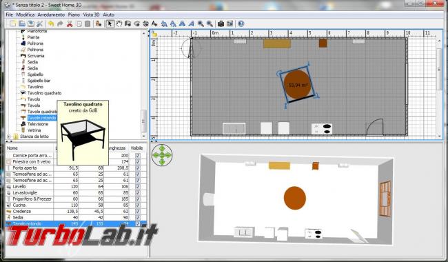 Diventa arredatore d’interni Sweet Home 3D