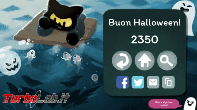 doodle Google Halloween ti sorprende simpatico videogioco - FrShot_1604126691