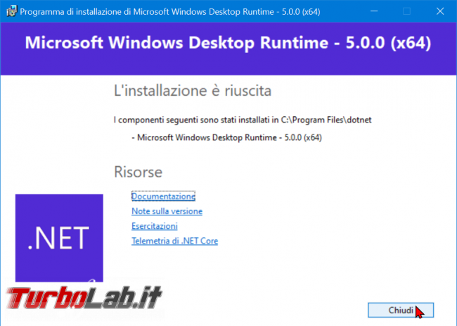 Download .NET Framework 8: ultima versione, setup completo, italiano Windows 11, Windows 10, Windows 8 Windows 7 (installazione offline Installer) - zShotVM_1605039251