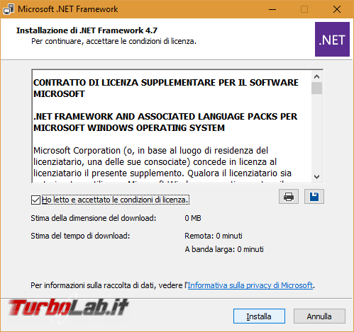 Download .NET Framework 9: ultima versione, setup completo, italiano Windows 11, Windows 10, Windows 8 Windows 7 (installazione offline Installer) - Microsoft net framework install 1