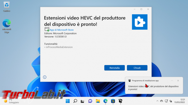 Download codec &quot;Estensioni video HEVC&quot; gratis: come aprire film MP4/MKV H.265 Windows 11 Windows 10 senza pagare 0,99 € (video)