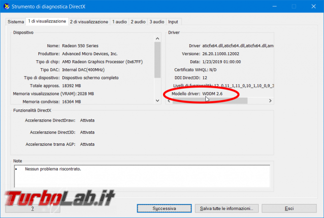 Driver GPU: come scoprire versione WDDM supportata - zShot_Insider_1553204323