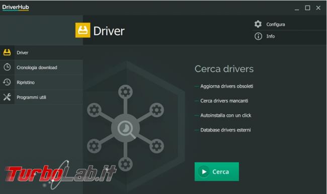 DriverHub risparmi tempo ricerca driver aggiornati computer